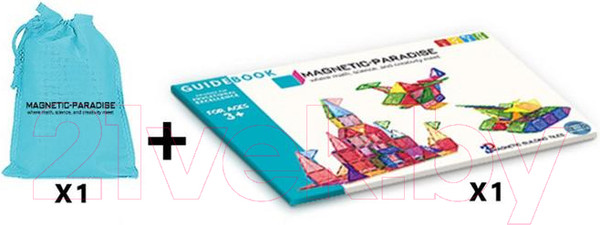 Изображение товара Конструктор магнитный Sima-Land Геометрические фигуры / 6997776