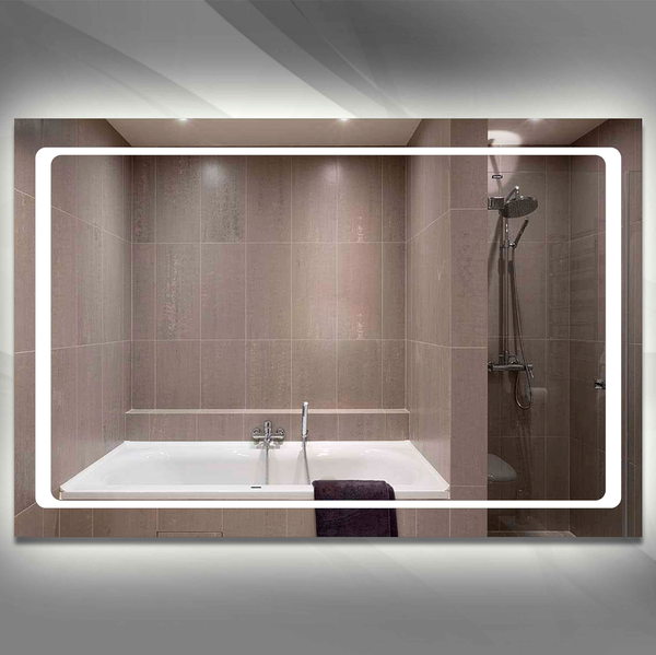 Изображение товара Зеркало Пекам Sandi 60x80 / sandi-60x80B (с подсветкой и бесконтактным сенсором)