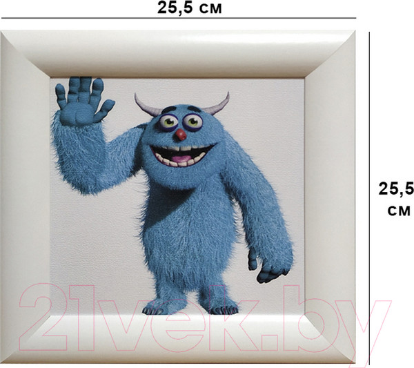 Изображение товара Картина Декарт Монстрик голубой 8Л0886 (в раме)