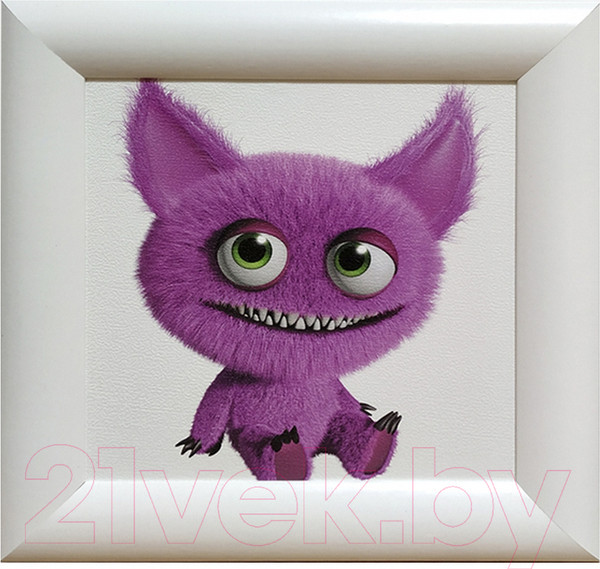 Изображение товара Картина Декарт Монстрик синий 8Л0961 (в раме)