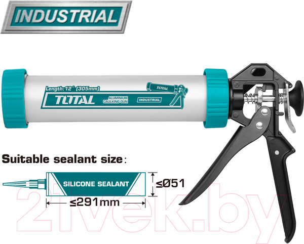 Изображение товара Пистолет для герметика TOTAL THT20112