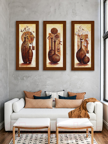 Изображение товара Картина Декарт Коричневая ваза-2 8Л3343 (в раме)