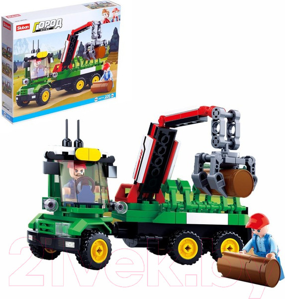 Изображение товара Конструктор Sluban Город. Лесозаготовочная машина / 6958197