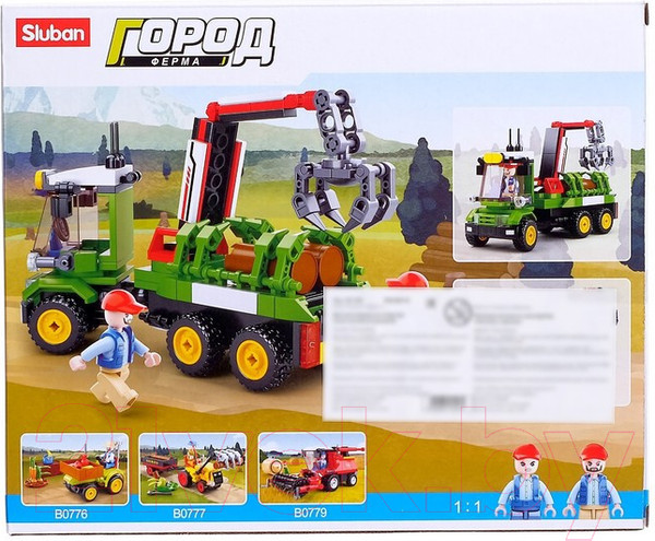 Изображение товара Конструктор Sluban Город. Лесозаготовочная машина / 6958197