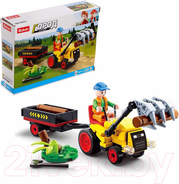 Изображение товара Конструктор Sluban Город. Лесозаготовочный погрузчик / 5146974
