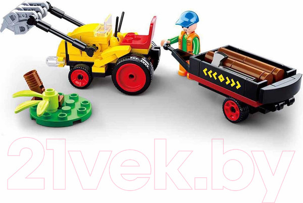 Изображение товара Конструктор Sluban Город. Лесозаготовочный погрузчик / 5146974