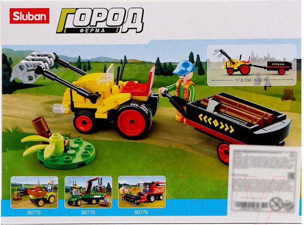 Изображение товара Конструктор Sluban Город. Лесозаготовочный погрузчик / 5146974