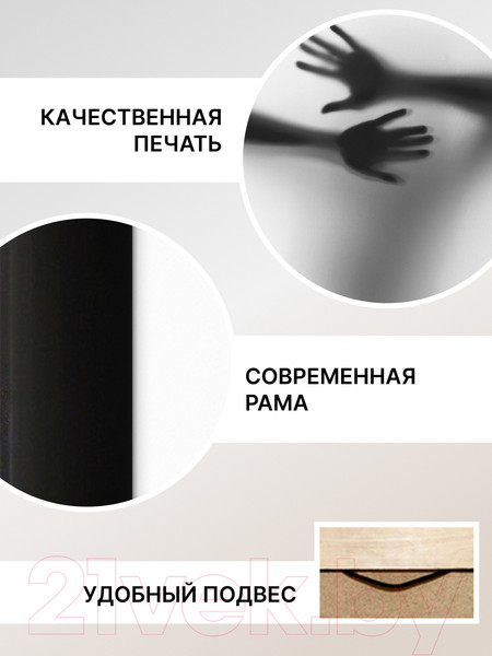 Изображение товара Картина Декарт Силуэт-3 8Л1773 (в раме)
