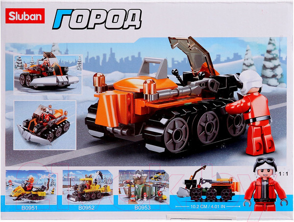 Изображение товара Конструктор Sluban Город. Снегоуборщик / 9019822