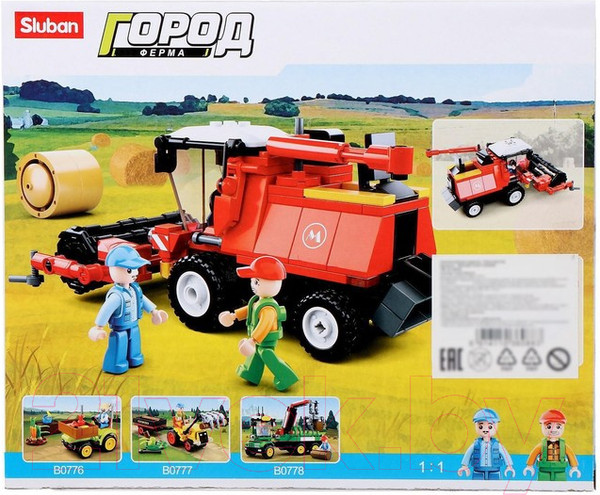 Изображение товара Конструктор Sluban Город. Комбайн / 6958198