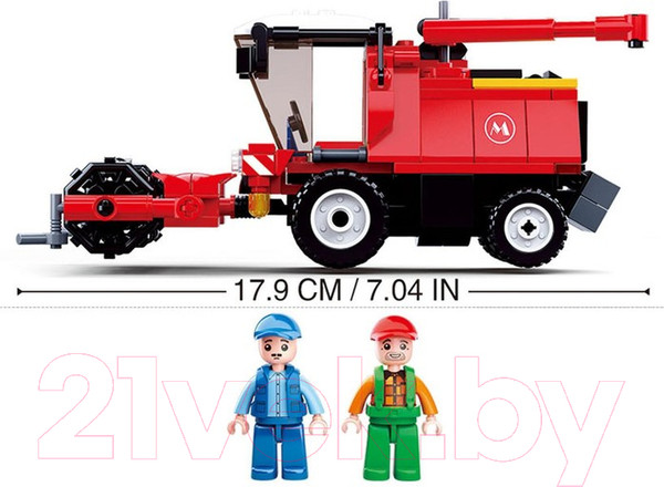 Изображение товара Конструктор Sluban Город. Комбайн / 6958198