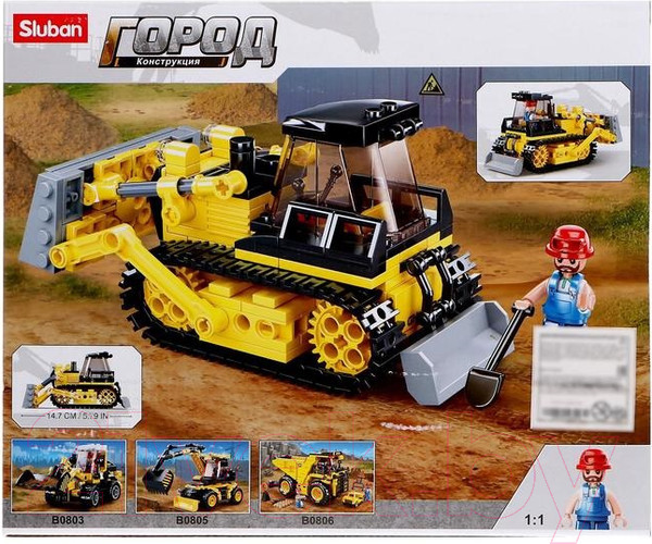 Изображение товара Конструктор Sluban Город. Бульдозер / 5146997