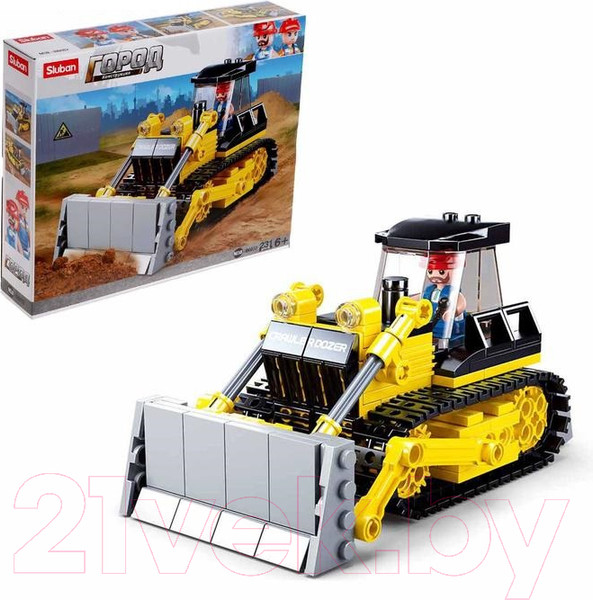 Изображение товара Конструктор Sluban Город. Бульдозер / 5146997