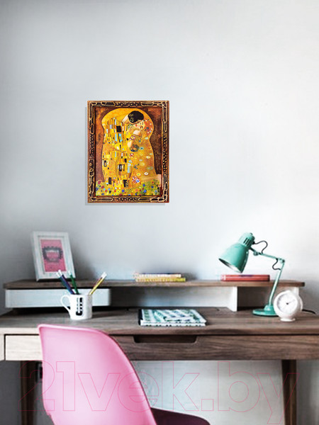 Изображение товара Картина Декарт Поцелуй Климтон 8Л3358 (в раме)