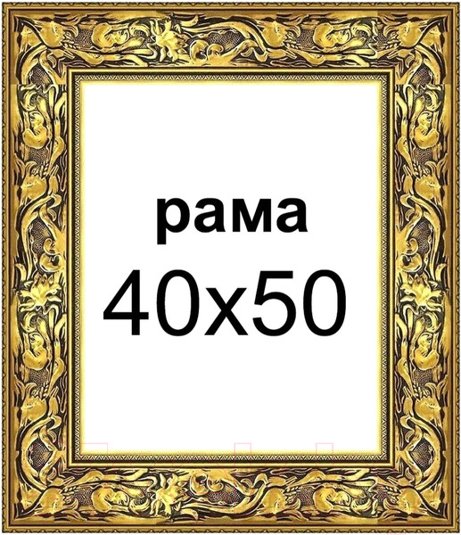 Изображение товара Рамка Декарт 40x50 8Л2590 (золото)
