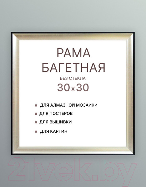 Изображение товара Рамка Декарт 30x30 8Л3488 (бежевый)