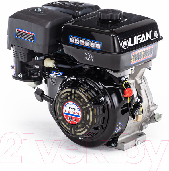 Изображение товара Двигатель бензиновый Lifan 177F D25 (9 л.с.)