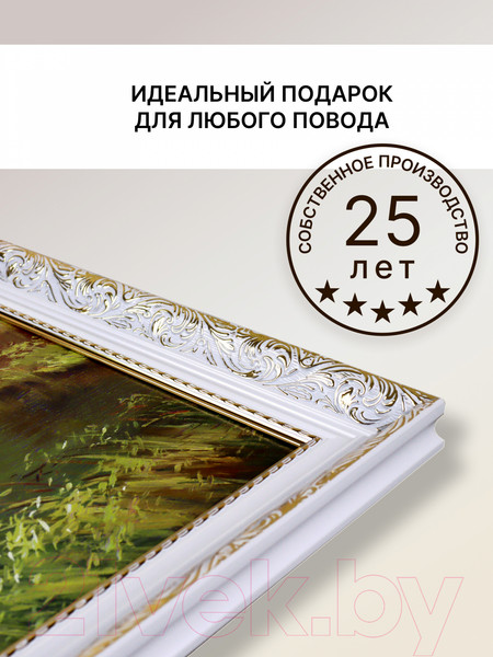 Изображение товара Картина Декарт Лебеди на озере 8Л2929 (в раме)