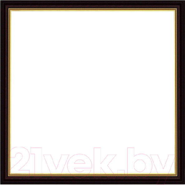 Изображение товара Рамка Декарт 40x40 8Л3085 (черный с золотом)