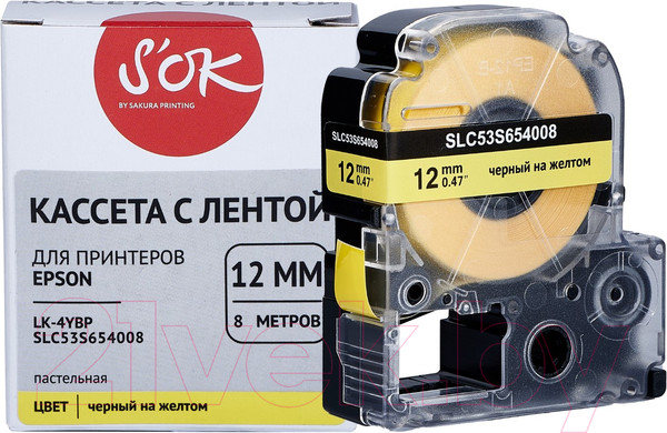 Изображение товара Картридж-лента S'OK SLC53S654008