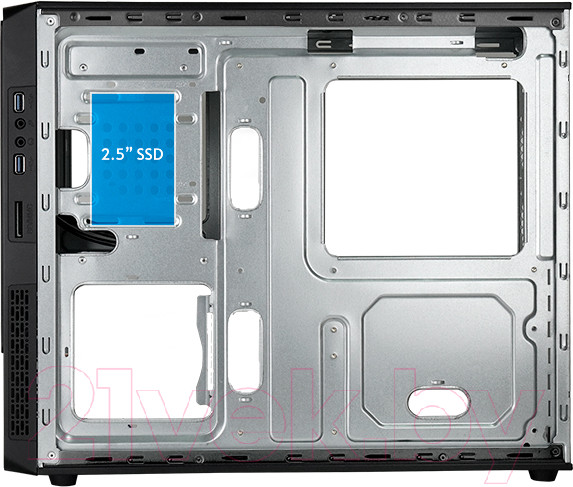 Изображение товара Корпус для компьютера Chieftec UNI Slim UC-03B-OP (без БП)