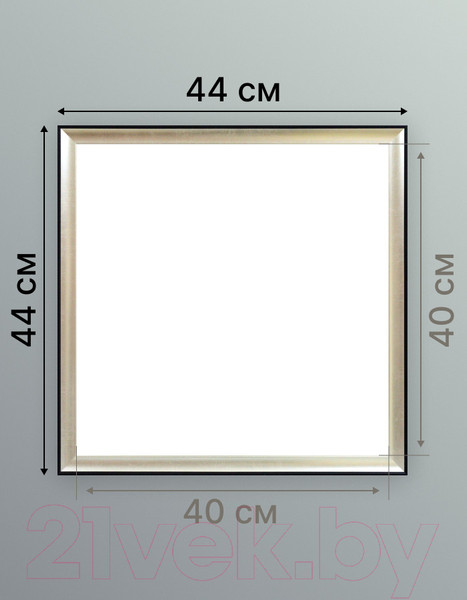 Изображение товара Рамка Декарт 40x40 8Л3086 (золото)