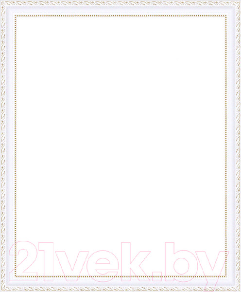 Изображение товара Рамка Декарт 40x50 8Л3084 (белый с золотом)