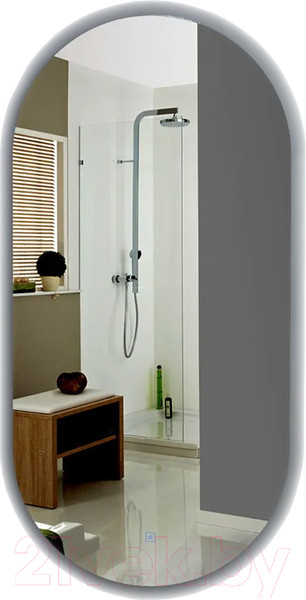 Изображение товара Зеркало Пекам Iva 45x90 / Iva-45x90s (с подсветкой, с сенсором на прикосновение)