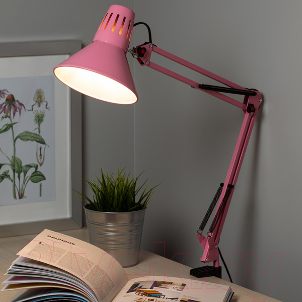 Изображение товара Настольная лампа ЭРА N-121-E27-40W-P / Б0052761 (розовый)