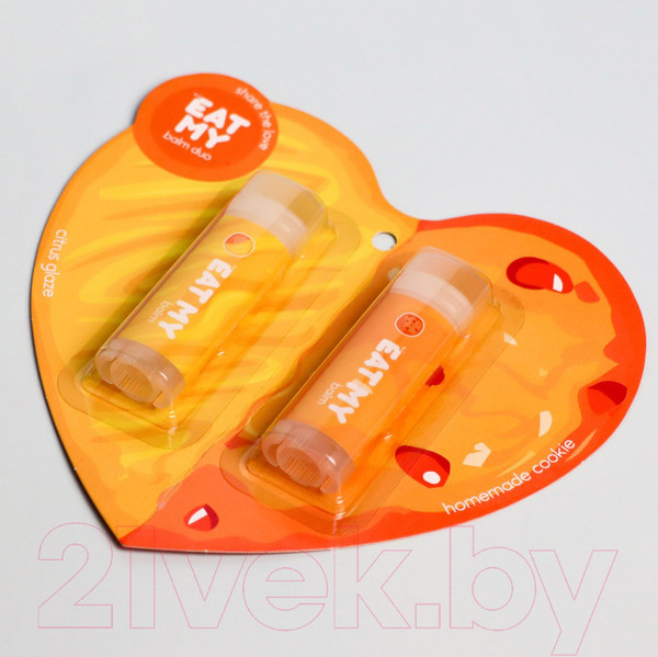 Изображение товара Набор бальзамов для губ Eat My Поделись любовью Печенье+цитрус (2шт)