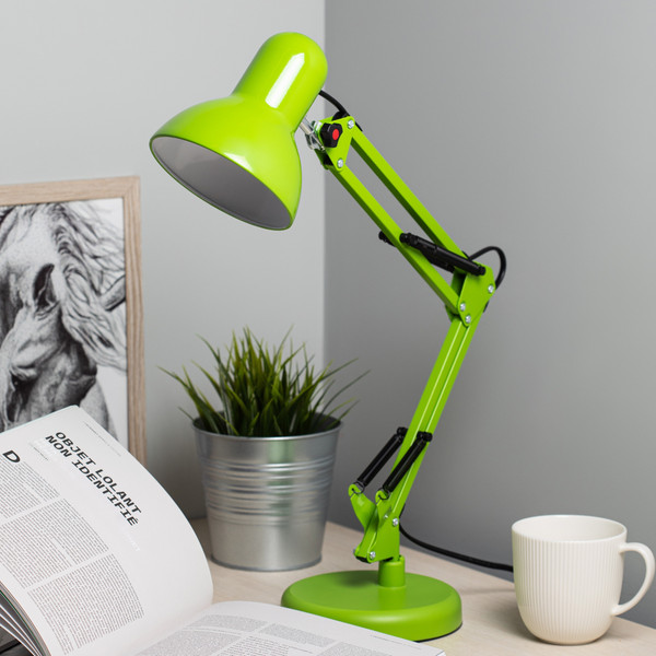 Изображение товара Настольная лампа ЭРА N-214-E27-40W-GR / Б0052764 (зеленый)