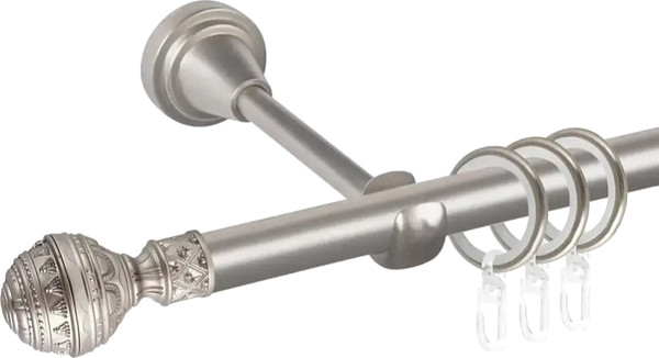 Изображение товара Карниз для штор АС ФОРОС Prime D16Г + наконечники Ампир (3м, сатин)