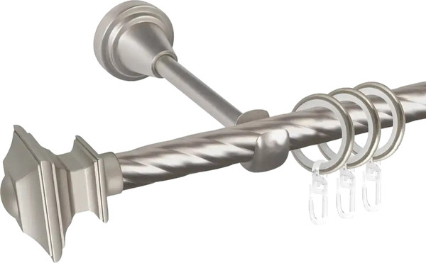 Изображение товара Карниз для штор АС ФОРОС Prime D16Г + наконечники Верди (2.4м, сатин)