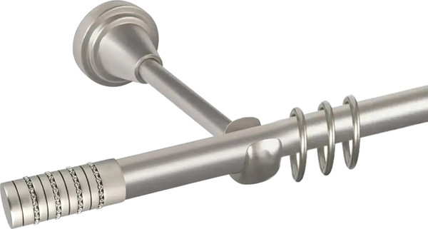 Изображение товара Карниз для штор АС ФОРОС Prime D16Г + наконечники Крис (2м, сатин)