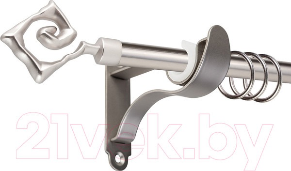 Изображение товара Карниз для штор АС ФОРОС Prime D16Г + наконечники Лабиринт (3м, сатин)