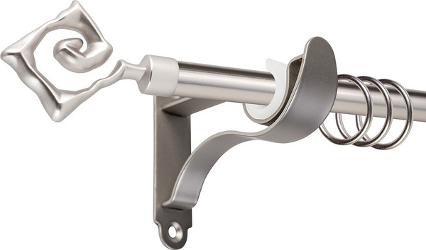 Изображение товара Карниз для штор АС ФОРОС Prime D16Г + наконечники Лабиринт (2.4м, сатин)