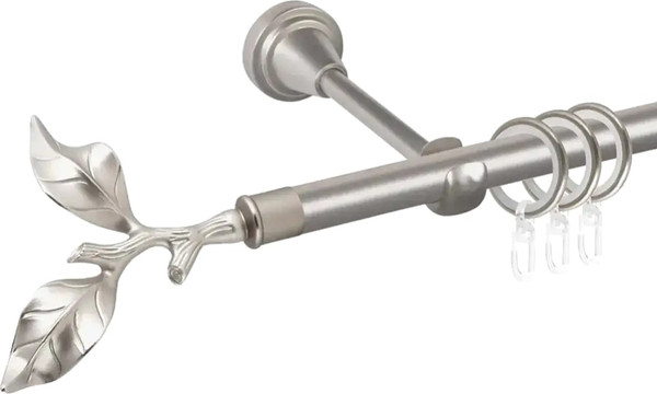 Изображение товара Карниз для штор АС ФОРОС Prime D16Г + наконечники Лист розы (3м, сатин)