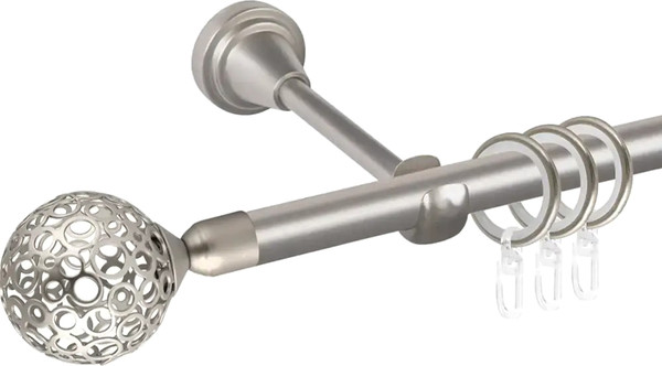 Изображение товара Карниз для штор АС ФОРОС Prime D16Г + наконечники Метеор (2.4м, сатин)