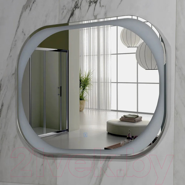 Изображение товара Зеркало Пекам Anna 80x60 / anna-80x60B (с подсветкой, с бесконтактным сенсором)