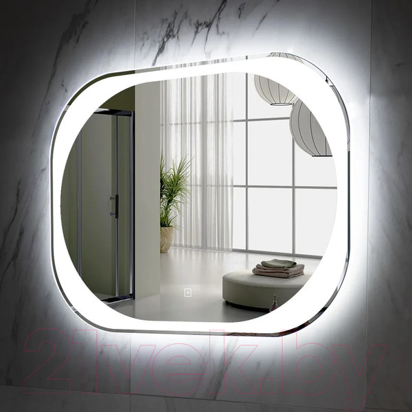 Изображение товара Зеркало Пекам Anna 80x60 / anna-80x60B (с подсветкой, с бесконтактным сенсором)