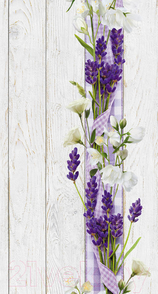 Изображение товара Панель ПВХ Европрофиль Лаванда (ля флер) 645 (2700x250x8мм)