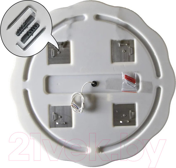 Изображение товара Зеркало Пекам Roma 70x70 / roma-70x70s (с подсветкой, с сенсором на прикосновение)