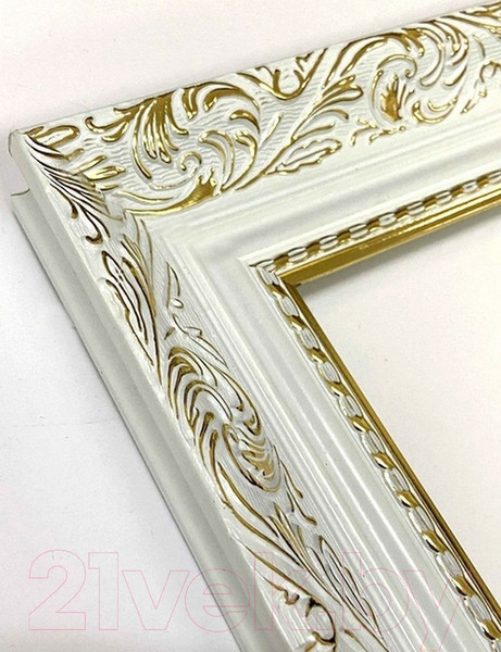 Изображение товара Рамка Декарт 40x50 8Л2299 (белый с золотом)