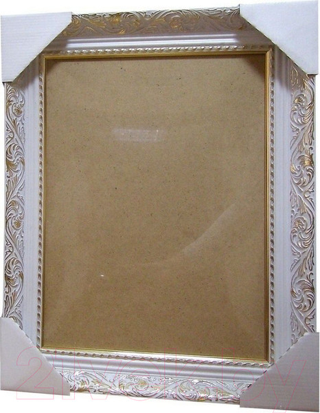 Изображение товара Рамка Декарт 40x50 8Л2299 (белый с золотом)