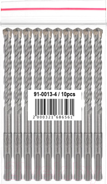 Изображение товара Набор буров Rexant 91-0013-4 (10шт)