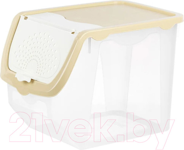 Изображение товара Набор контейнеров El Casa 506 / 640342_2 (2шт, прозрачный/бежевый)