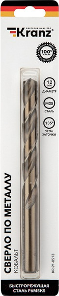 Изображение товара Сверло Kranz KR-91-0513