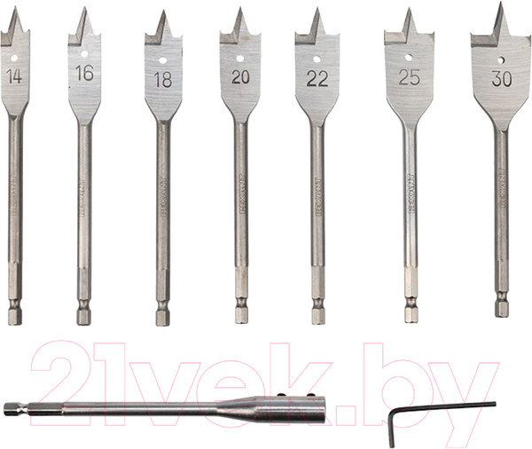 Изображение товара Набор сверл Kranz KR-91-0762 (9шт)