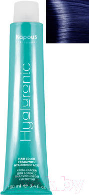 Изображение товара Крем-краска для волос Kapous Hyaluronic Acid с гиалуроновой кислотой 07 (усилитель синий)