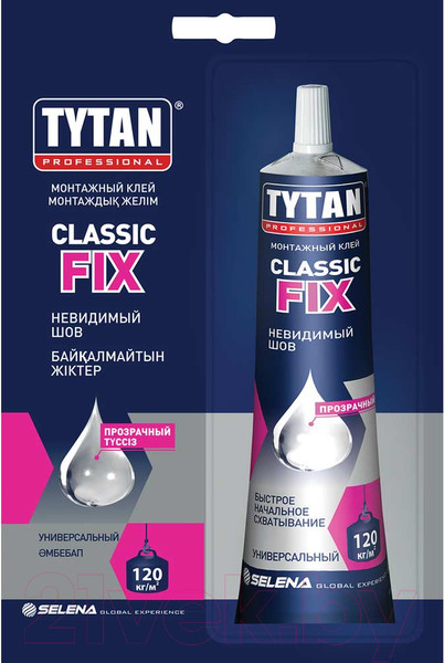 Изображение товара Клей Tytan Professional Classic Fix (100мл, прозрачный)